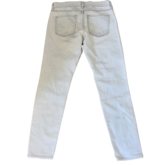 FRAME Le Garçon Mid-Rise Straight Fit Distresse – Size 24 (Light Wash / Casual) - Picture 4 of 7